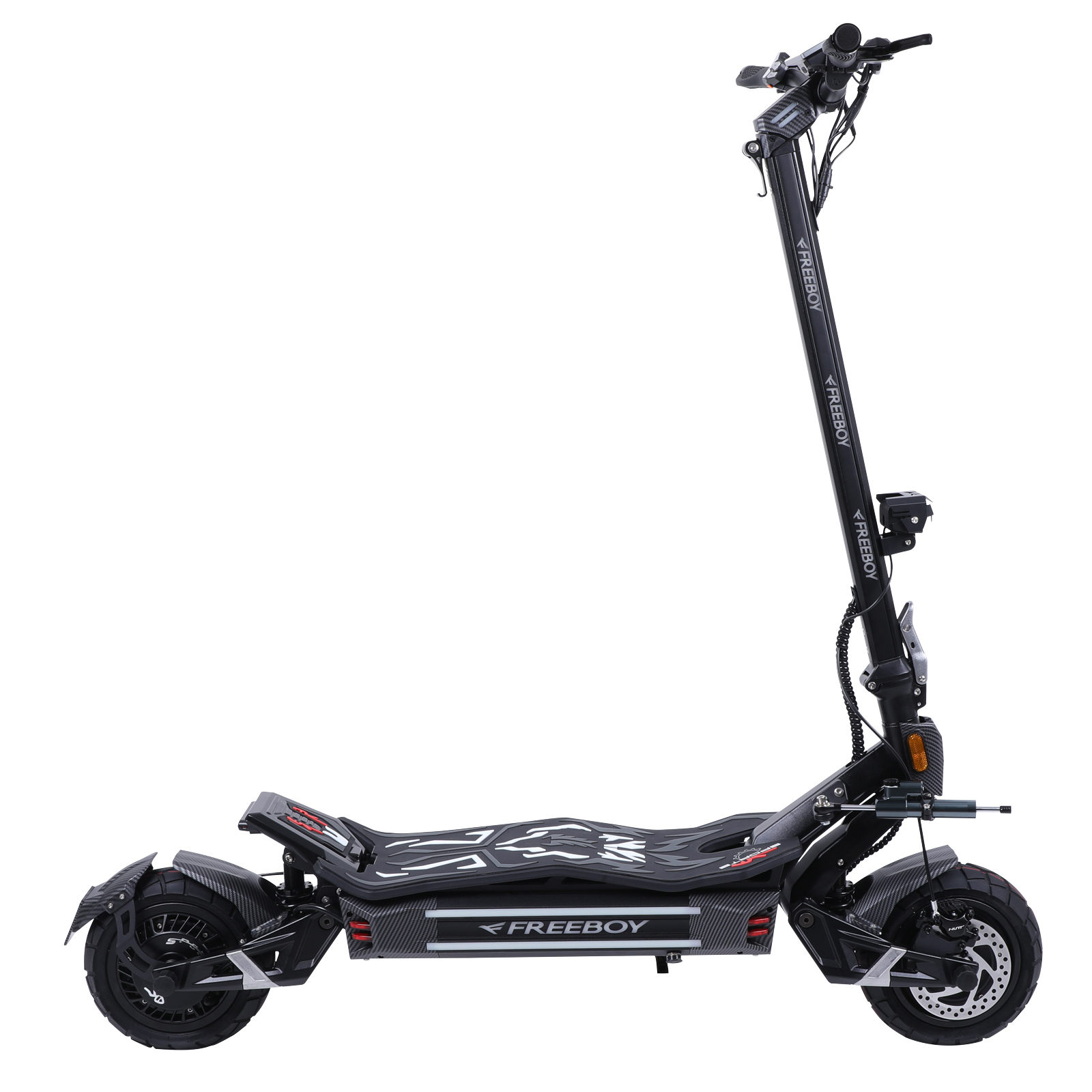 H16 High Standard Carbon Fiber Decal Design E-Scooter photo 2