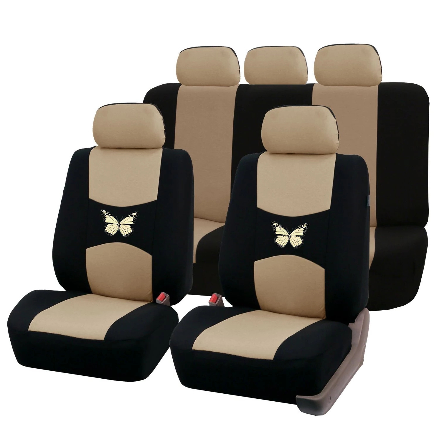 5-Seat Car Seat Cover, Classic And Timeless Design, Thin 2mm Thickness, Suitable For All Seasons photo 6