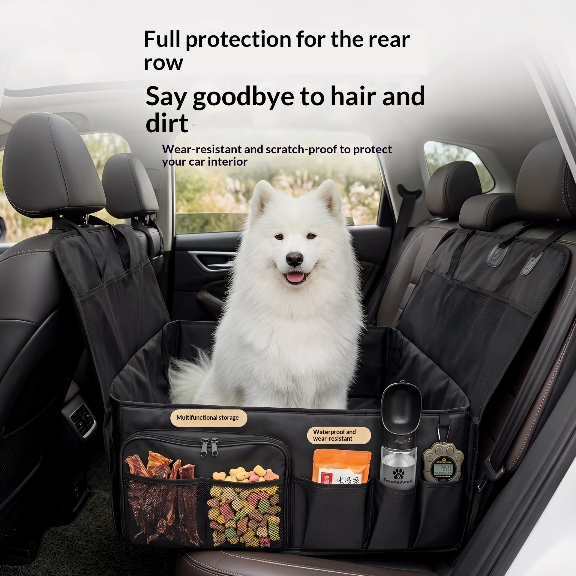 Pet Car Seat Cover Waterproof Multifunctional Car Pet Mat Dog Mat Comfortable Breathable Pet Supplies photo 6