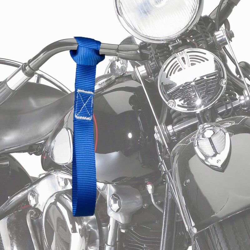 6pcs Motorcycle Motorbike Soft Loop Transport Tie Down Straps 2.5x30cm. photo 6