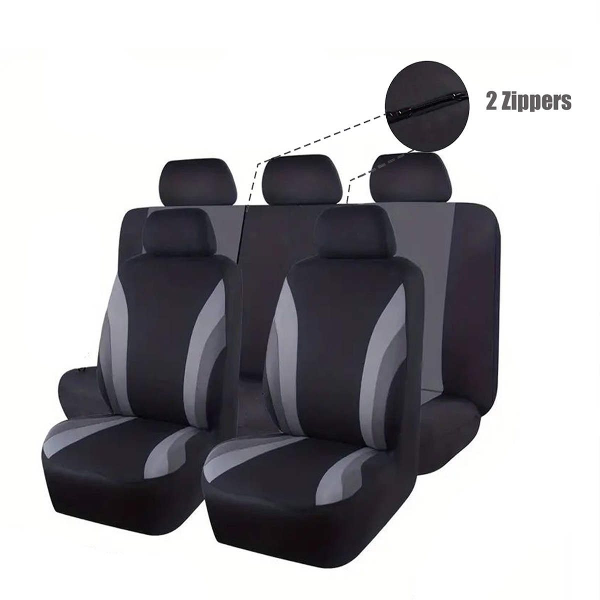 5-Seat Car Seat Cover, Classic And Timeless Design, Thin 2mm Thickness, Suitable For All Seasons photo 8