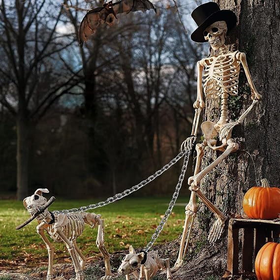 2-Piece 6FT Halloween Plastic Chains Fake Chain Links For Haunted House, Costume And Scary Party Decor photo 4