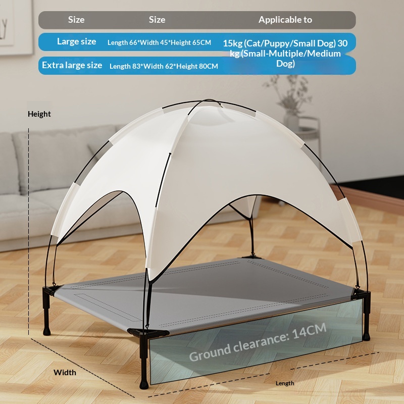 Cat Bed, Pet Camping Bed, Large Tent, All-season, Washable, Puppy Bed photo 1