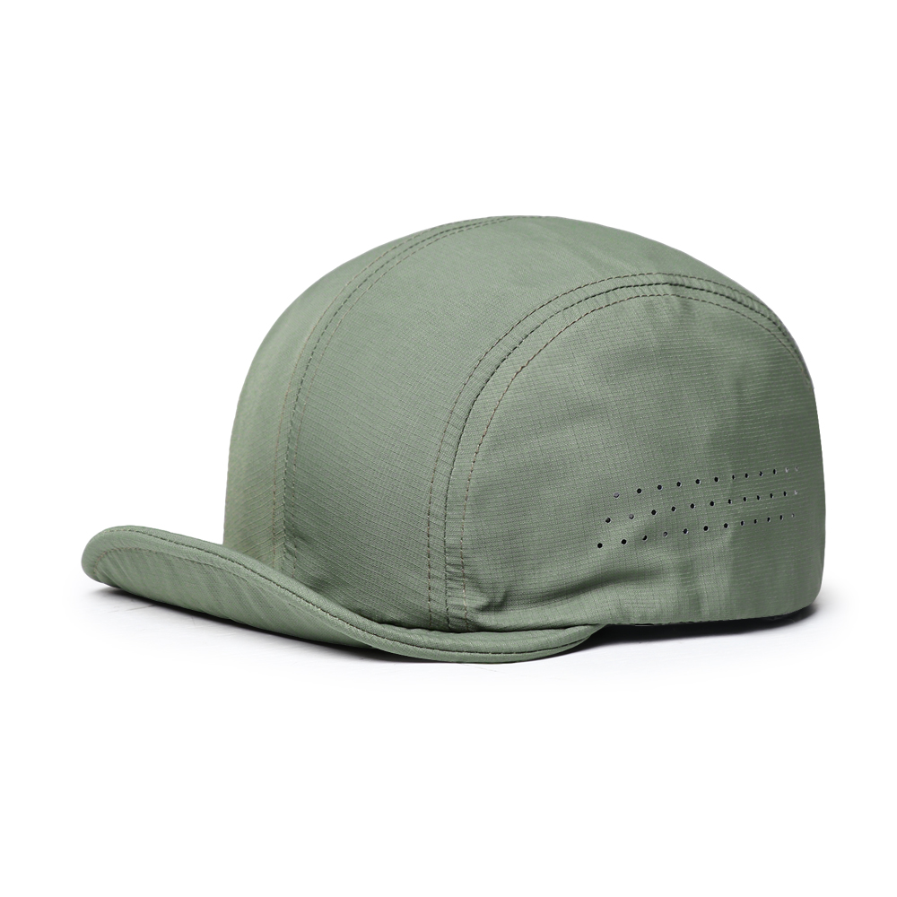 Summer Men's And Women's Solid-color Soft-brim Short-awning Side-hole Simple Casual Style Baseball Cap, Suitable For Daily Outdoor Activities photo 2