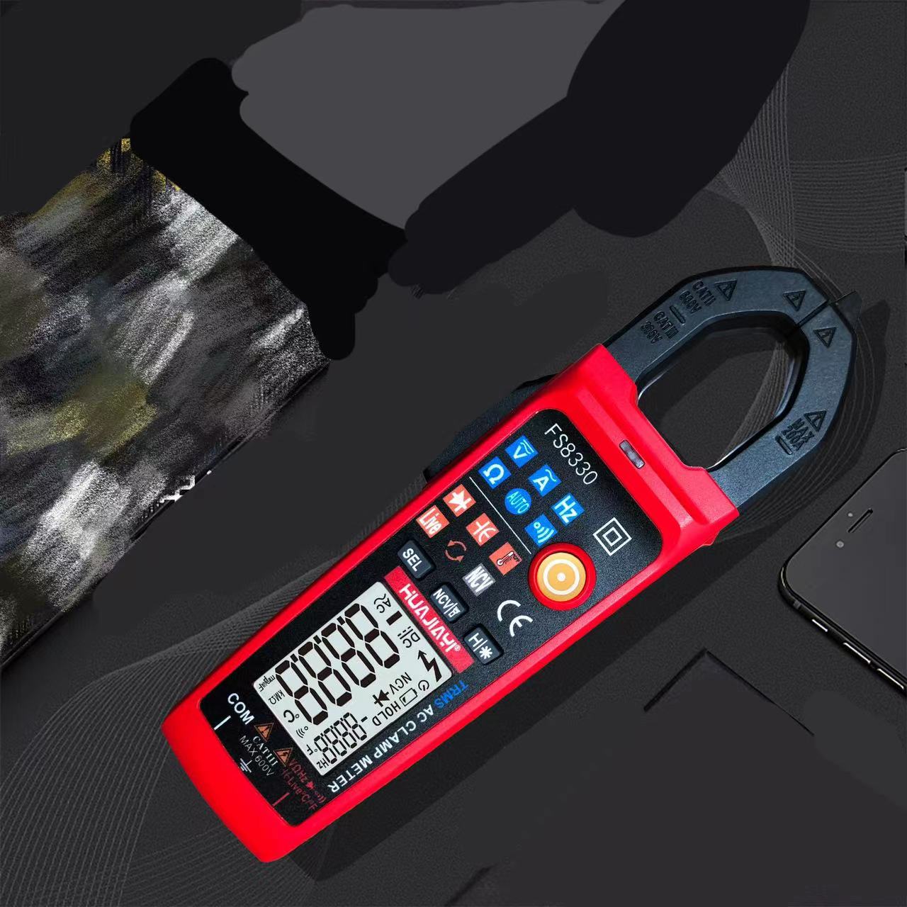 Electrical Meter Automatic Intelligent Anti-burning Ammeter Multimeter  Multi-power Energy Table photo 1