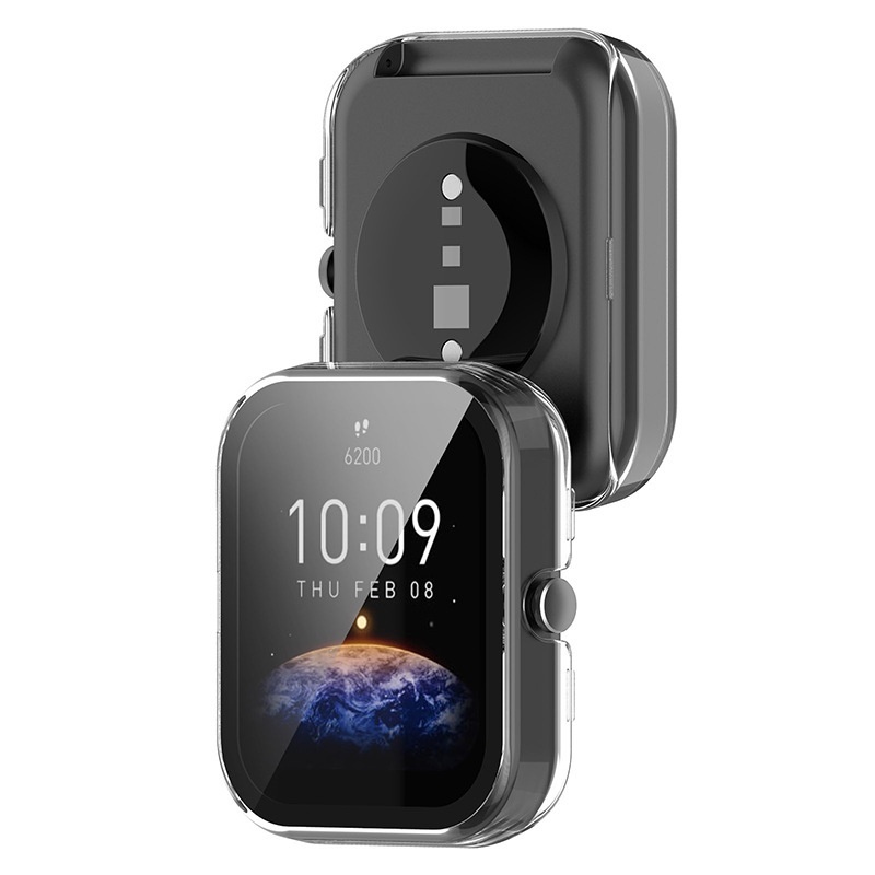 Applicable To Huami Amazfit Bip3 Pro Watch Case Tempered Film Integrated Shell Drop-resistant Hard Case photo 1