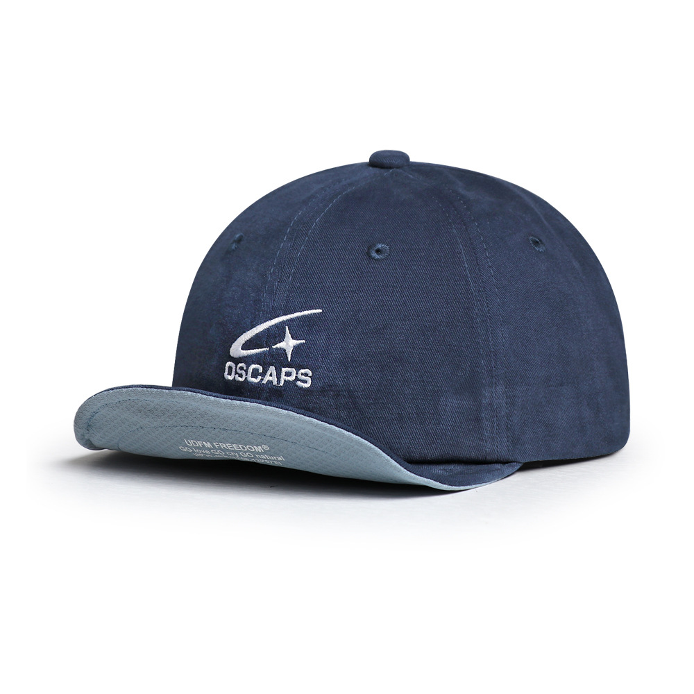 Japanese-style Soft-brimmed Color-matched Letter Baseball Cap With A Soft Top, Casual Fedora Hat, Retro Casual Cap With A Brim photo 6