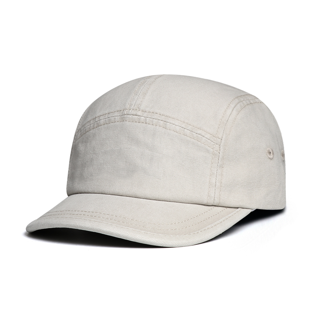 Fashionable And Simple Light Board Water-washed Distressed Baseball Cap With Short Brim, Five-piece Construction, Workwear Style Hat For Outdoor And Daily Casual Wear photo 3