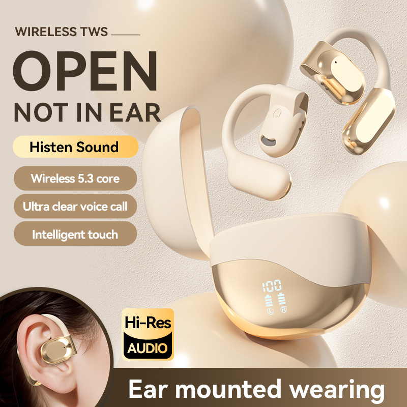 Cross Border Explosion M127 Long Range Hanging Earphone Private Model High Color Value Low Latency Wireless Bluetooth Headphones Wholesale photo 5
