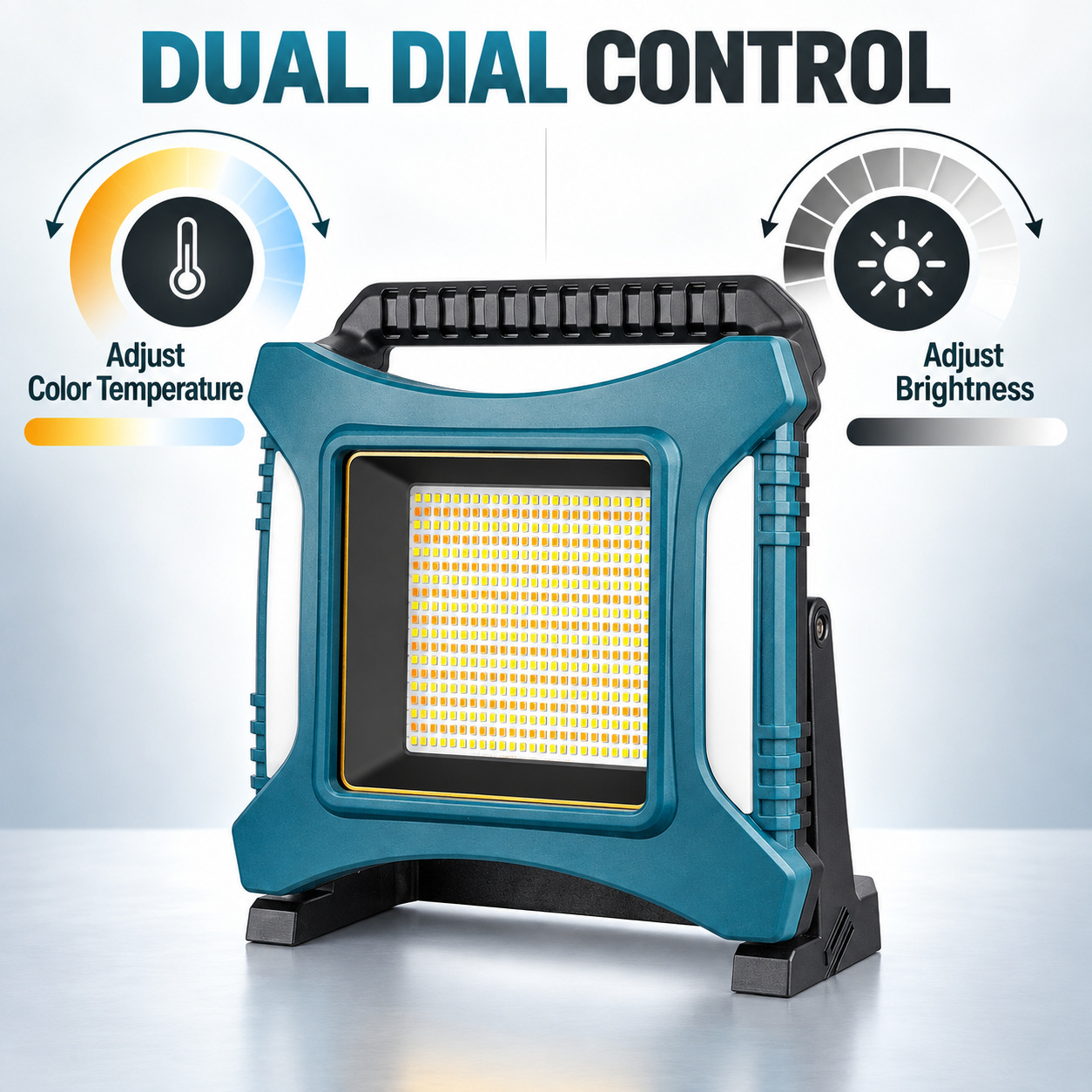 Rechargeable Type C Batteryversion 18650 W8142 2 Wholesale Supply 6500mAh Battery LED Flood Light 437 photo 5