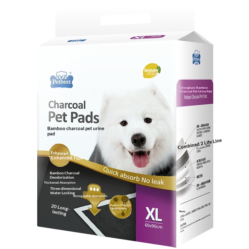 Bamboo Charcoal Absorbent Nursing Pads For Puppies & Kittens, Pet Diaper Mats. photo 4