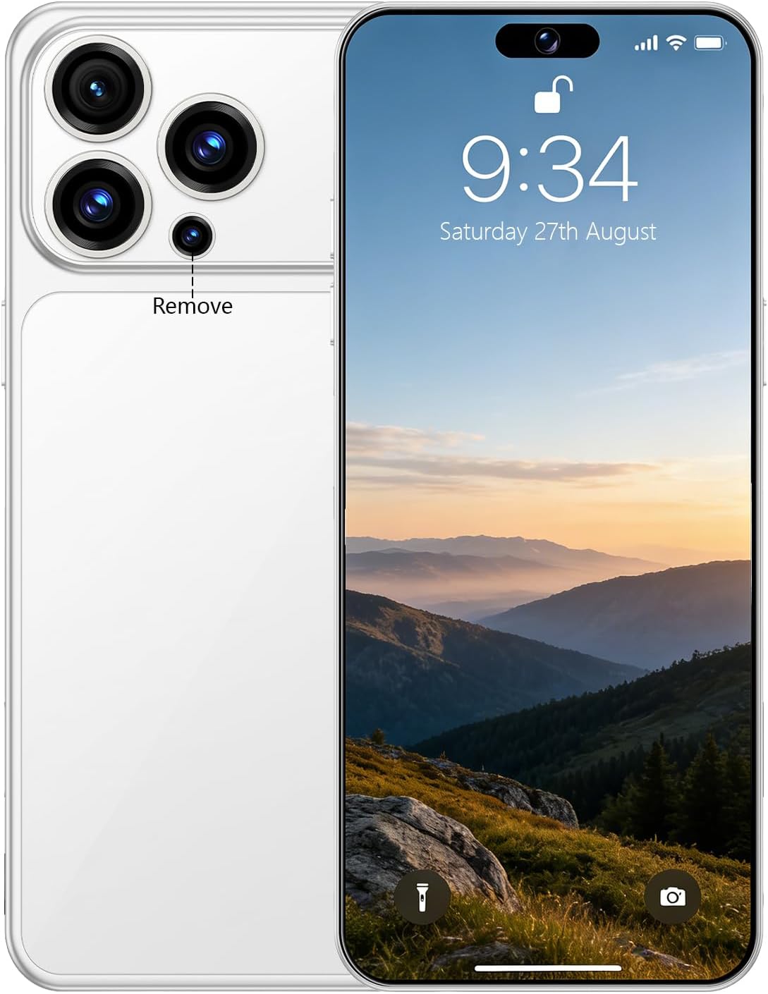 A17 Unlocked Phone Ultra 8GB 256GB Smartphone Android 15 Phone,6800mAh Battery 5G Dual SIM Dual Standby photo 4