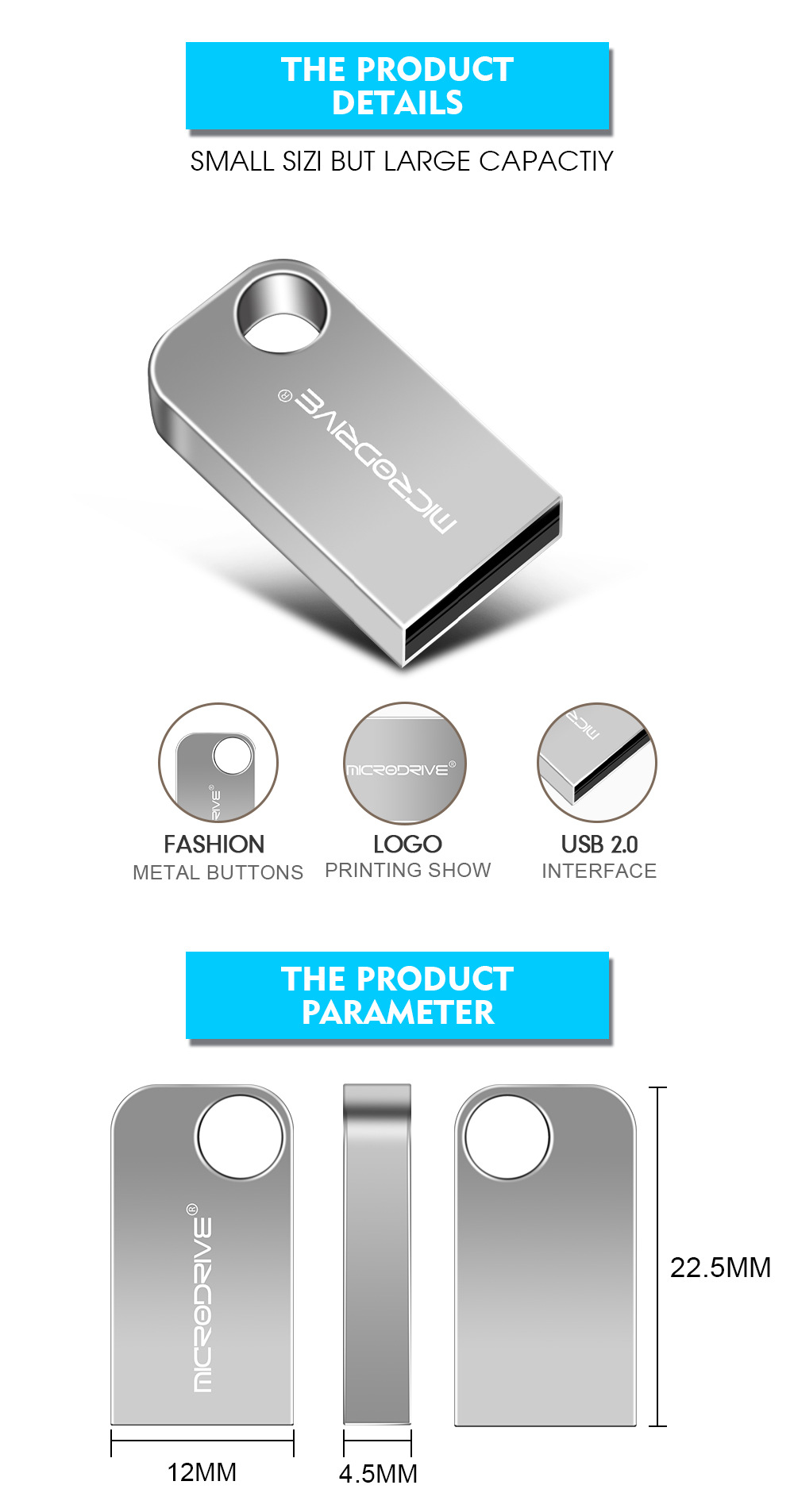 16G Vehicle-mounted Large Capacity 64g Mini USB Disk photo 2