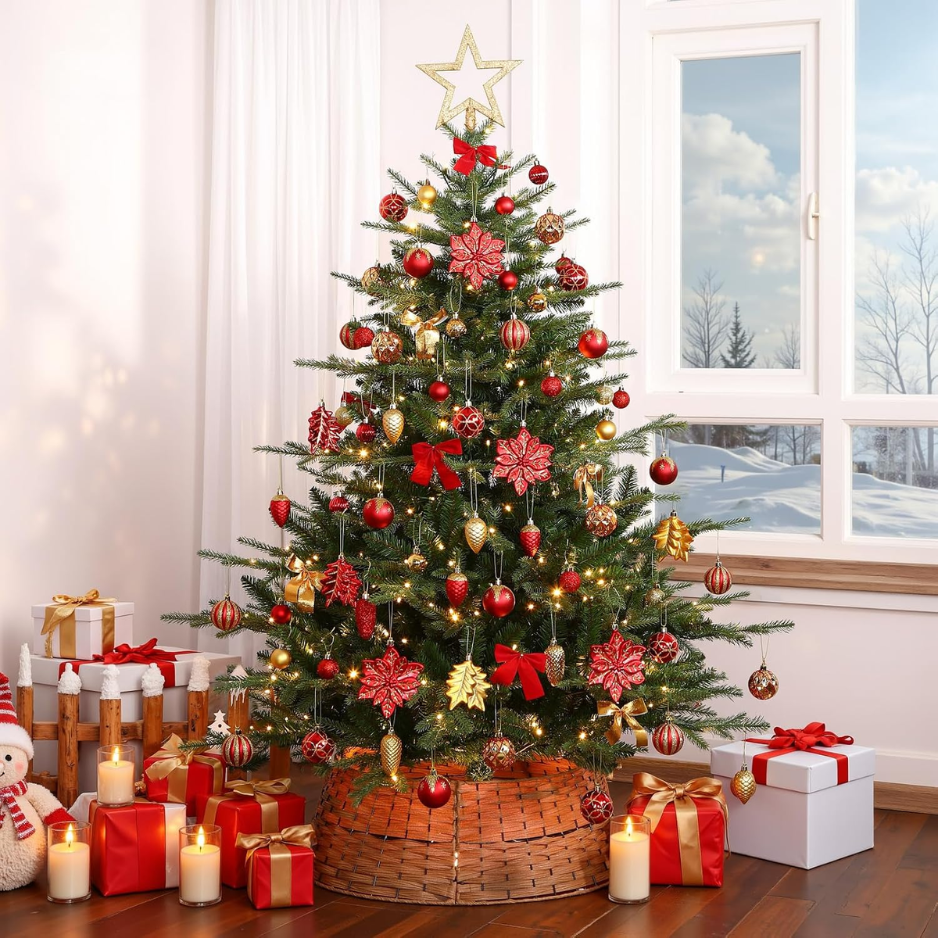 106 PCS Christmas Ball Ornaments For Christmas Tree Decorations photo 3