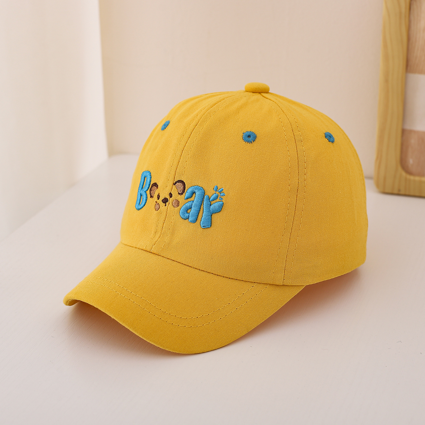 Children's Single-color Simple Cartoon Mouse Letter Embroidery Adjustable Cute And Casual Baseball Cap Suitable For Traveling And Playing photo 8