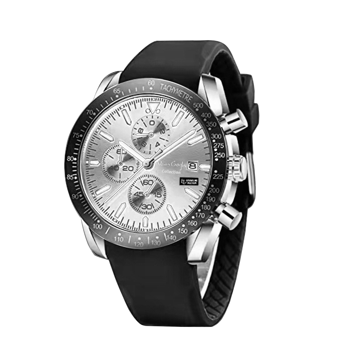 Van Gogh Starry Fantasy Series Men's Rubber Strap Watch photo 6