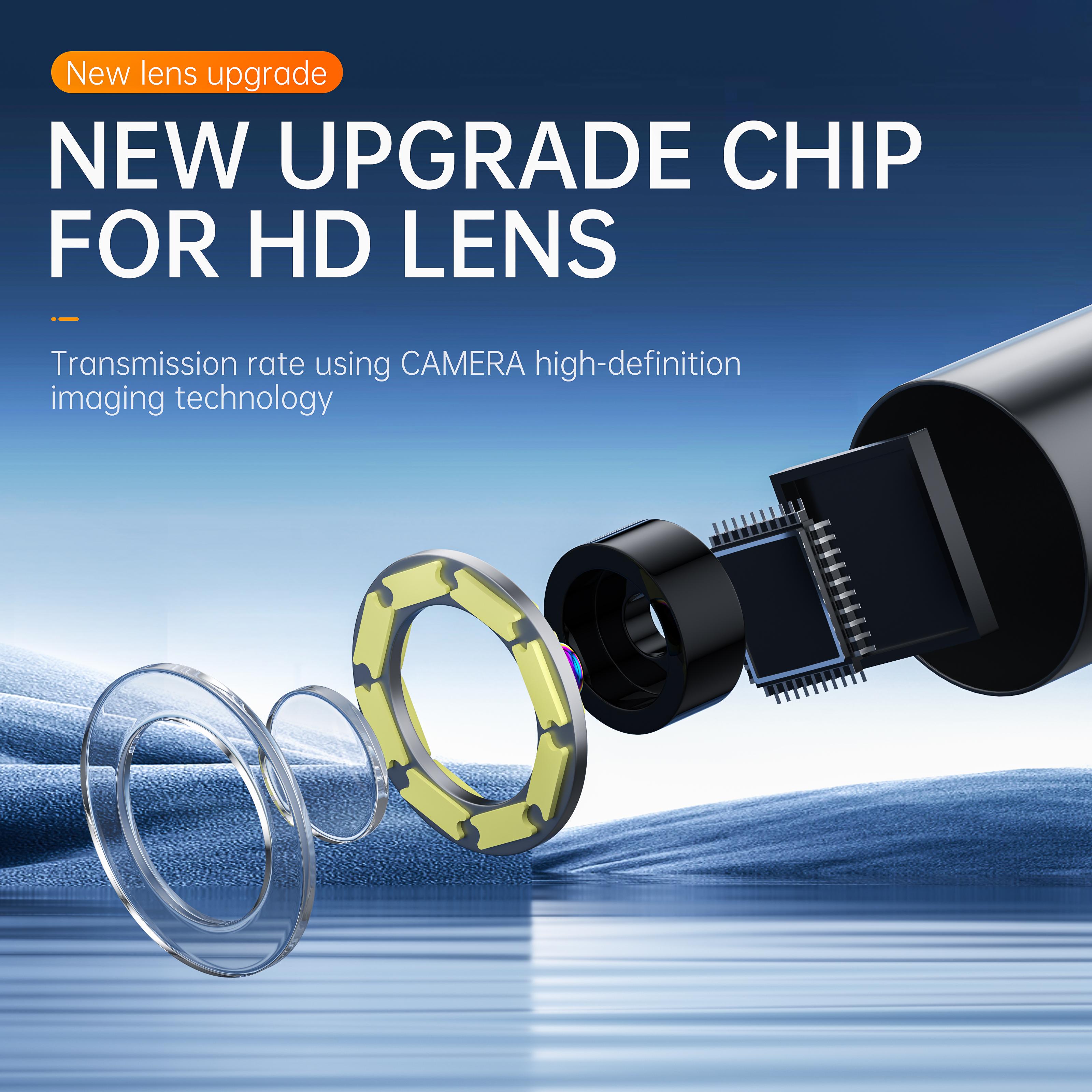 HD Waterproof Endoscope Camera  High-Brightness LED Lights  For Home Plumbing & Automotive Repair photo 5