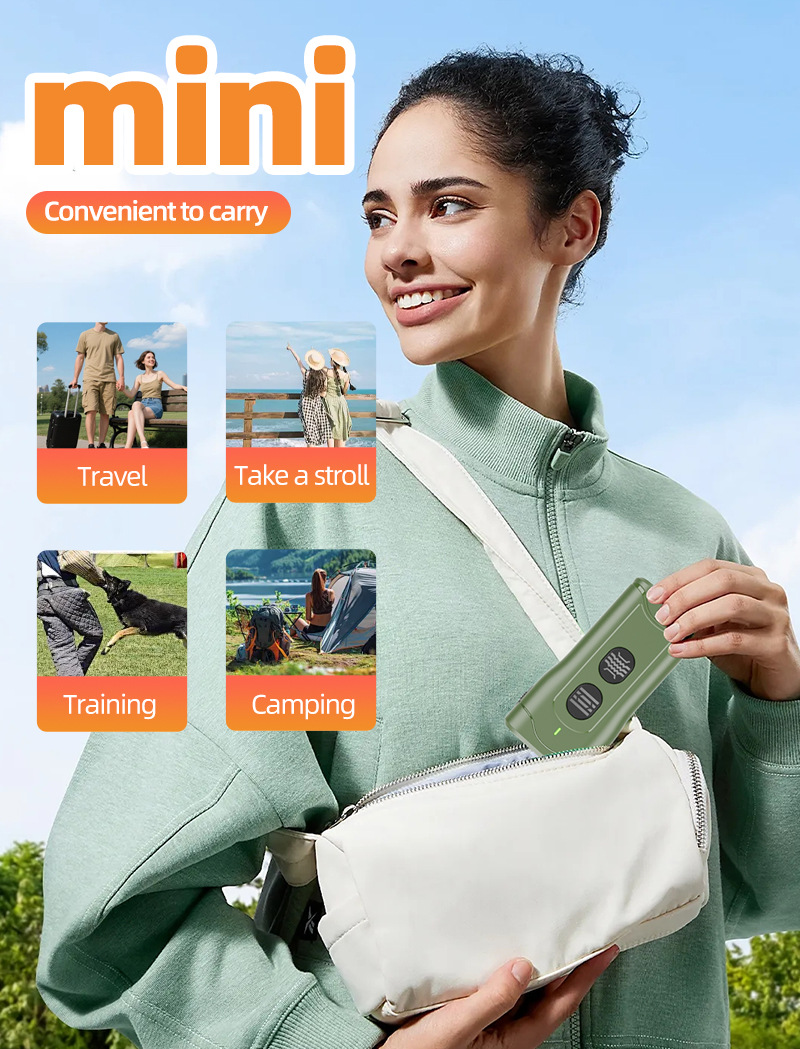 Handheld Portable Ultrasonic Anti-Bark Dog Repellent & Training Device. photo 4