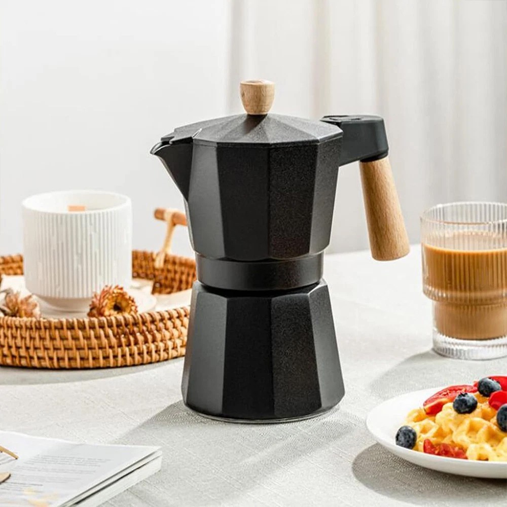 Italian Espresso Stove Top Moka Percolator Pot Coffee Maker 4 Cups photo 1