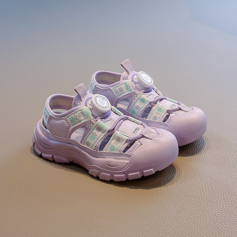 2026 Summer New Korean Style Kids Sports Sandals, Soft Sole Casual Beach Shoes For Boys And Girls photo 2
