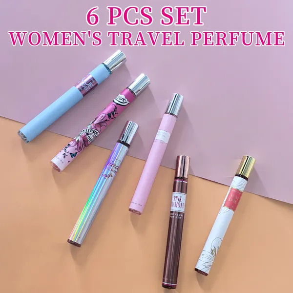6pcs Travel Set, Women'S Eau De Parfuma Spray, Long Lasting Fragrance, 6 Different Flavor, Perfect For Holiday Gifts, Dating, Daily Life, Parties, 1.18 Fl Oz Bottle photo 7