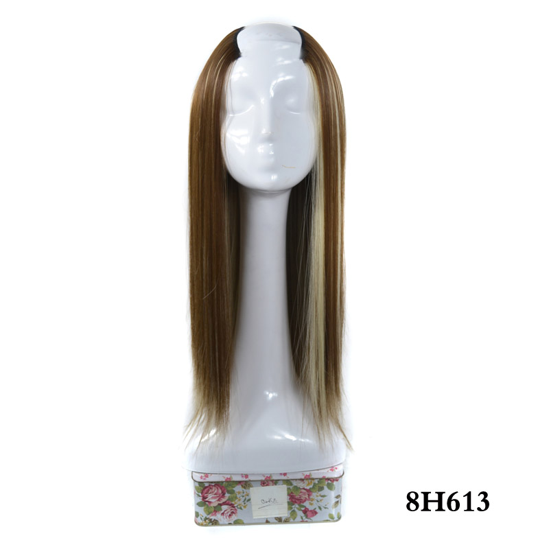 Women's Long Straight Hair U-shaped Half Headgear photo 7