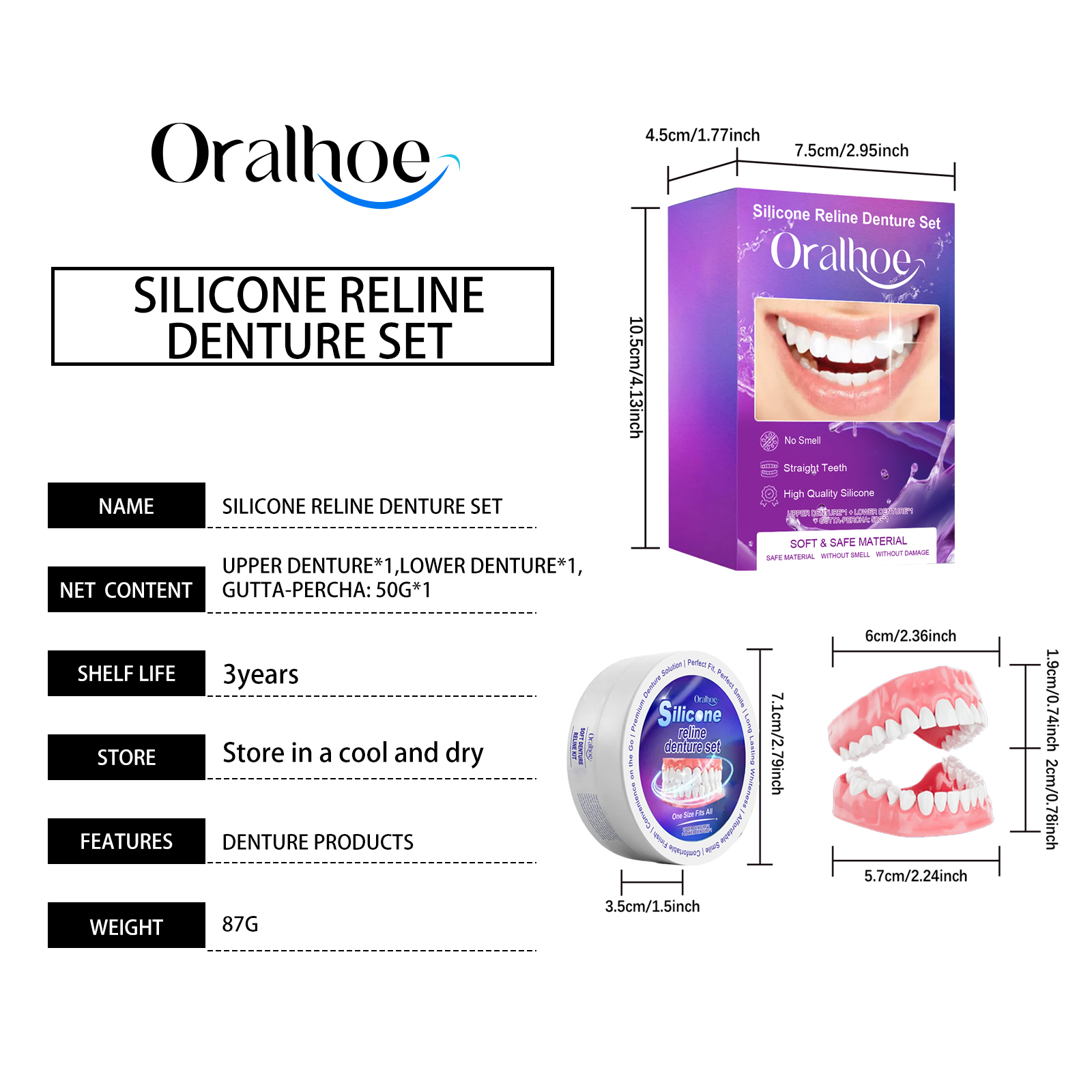 Dental Prosthesis Accessory Set - 1 Set Per Box photo 6