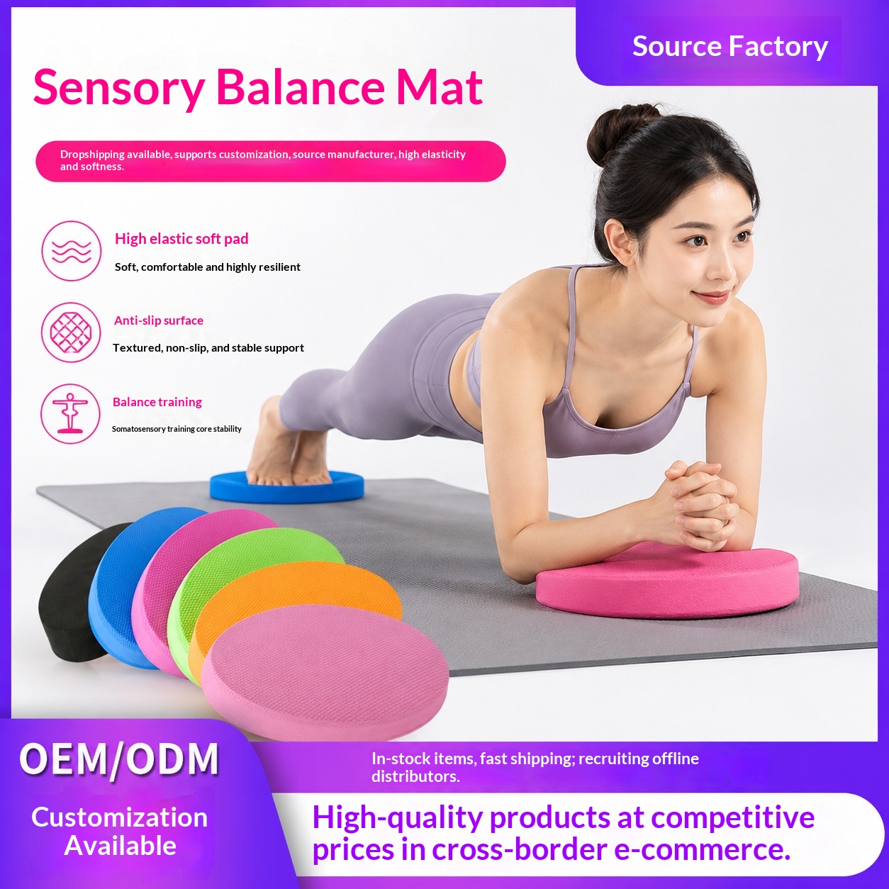Yoga Personal Trainer Balance Soft Mat Trainer Ankle Stability Movement Rehabilitation Mat Yoga Waist And Abdomen Balance Core Mat photo 1