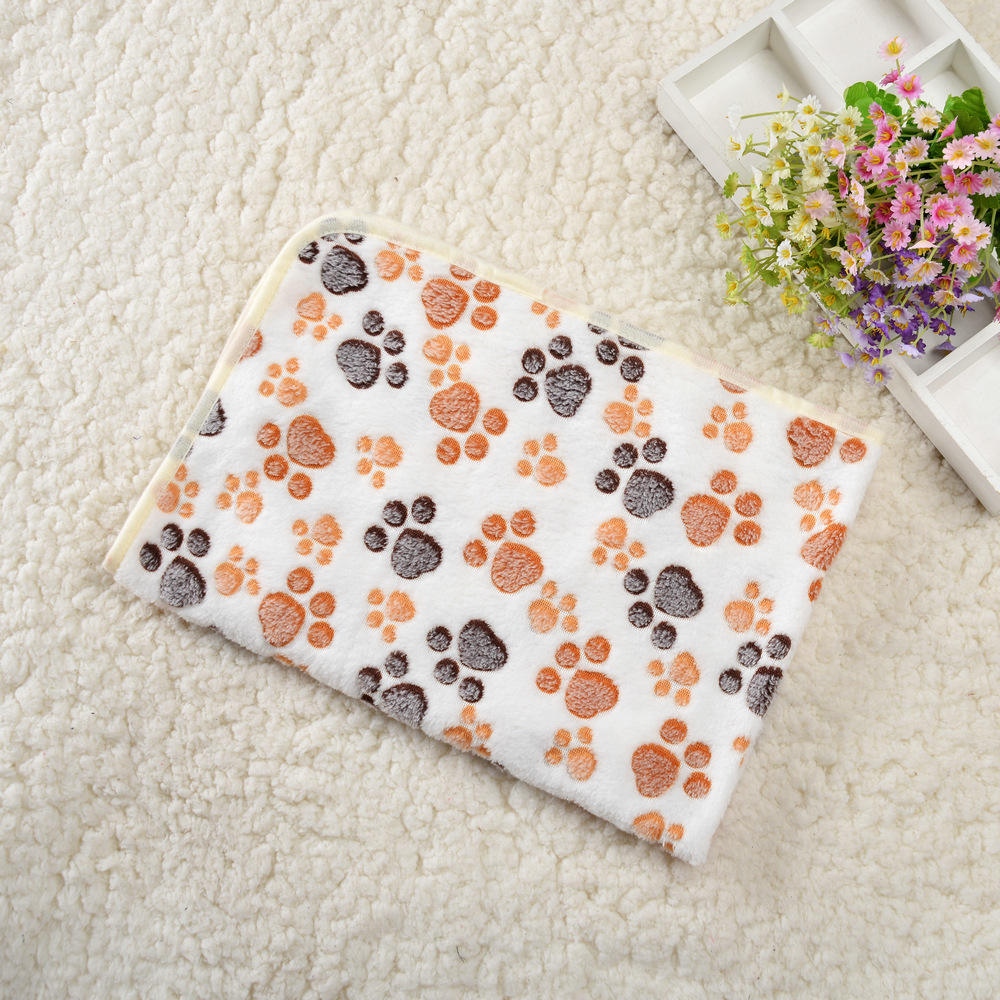3 Pack Pet Blanket, Soft Plush Paw Print Dog Blanket Washable, Warm Fleece Cat Blanket For Large Medium Dogs, Sofa Couch Bed Cage Protector,23 X 16 In,30 X 20 In,41 X 31 In,47.2 X 39.3 In photo 3