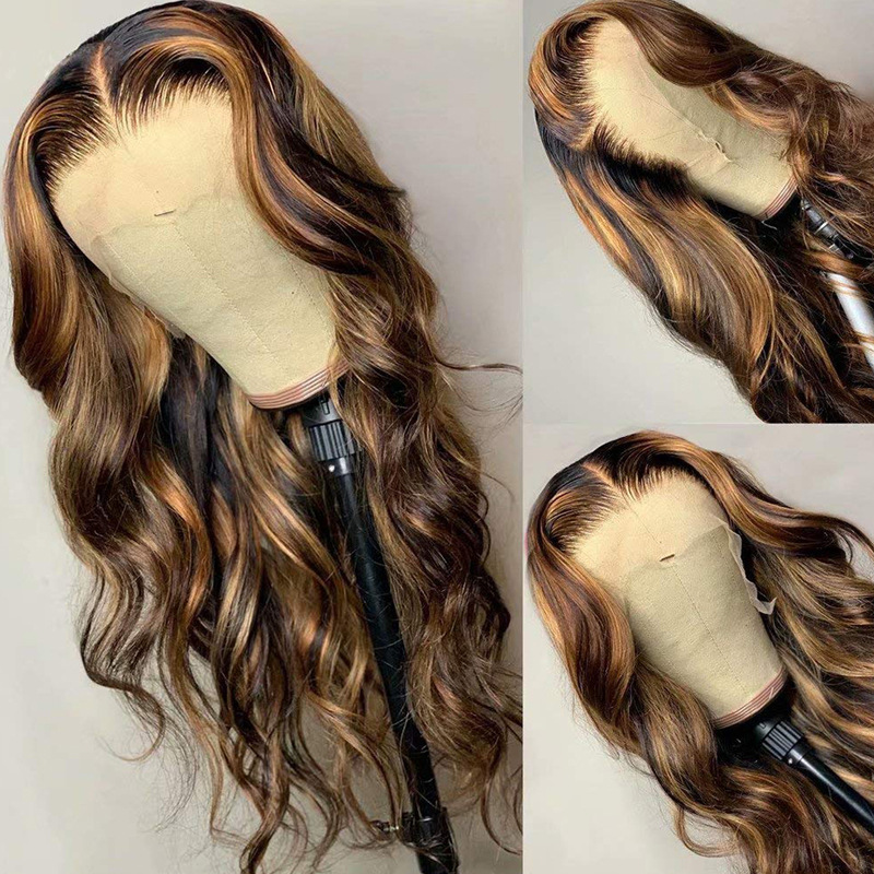 Wig Front Lace P4 27 Real Hair Headgear photo 7