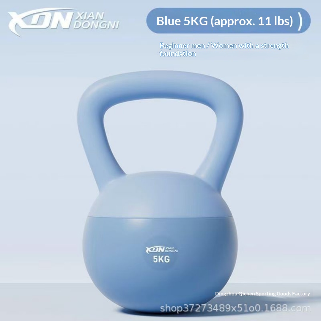 Soft Kettle Bell Women's Fitness Home 6kg Hip Training Shaping Soft Bell Kettle Men's Dumbbell Kettle Exercise Equipment photo 4