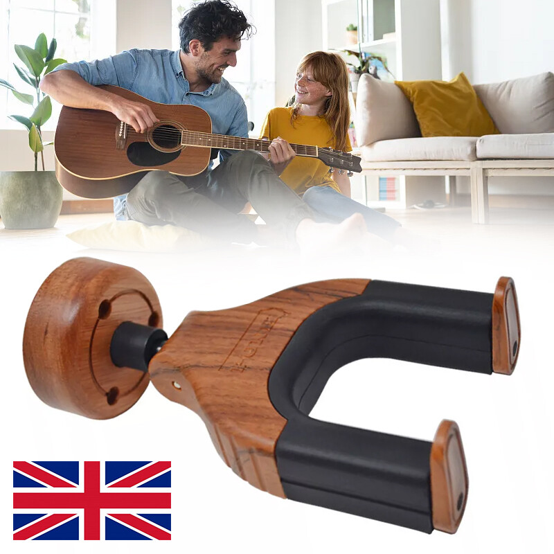Guitar Holder Wall Mount Hanger Hook Bracket Stand Display photo 1