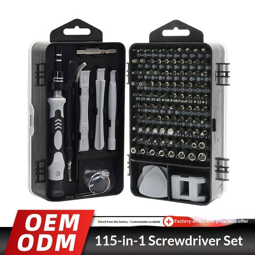Amazon Exclusive 115 In One Screwdriver Set With Multiple Functions And High Hardness For Disassembling Mobile Phone Repair Tools, Batch Head photo 1