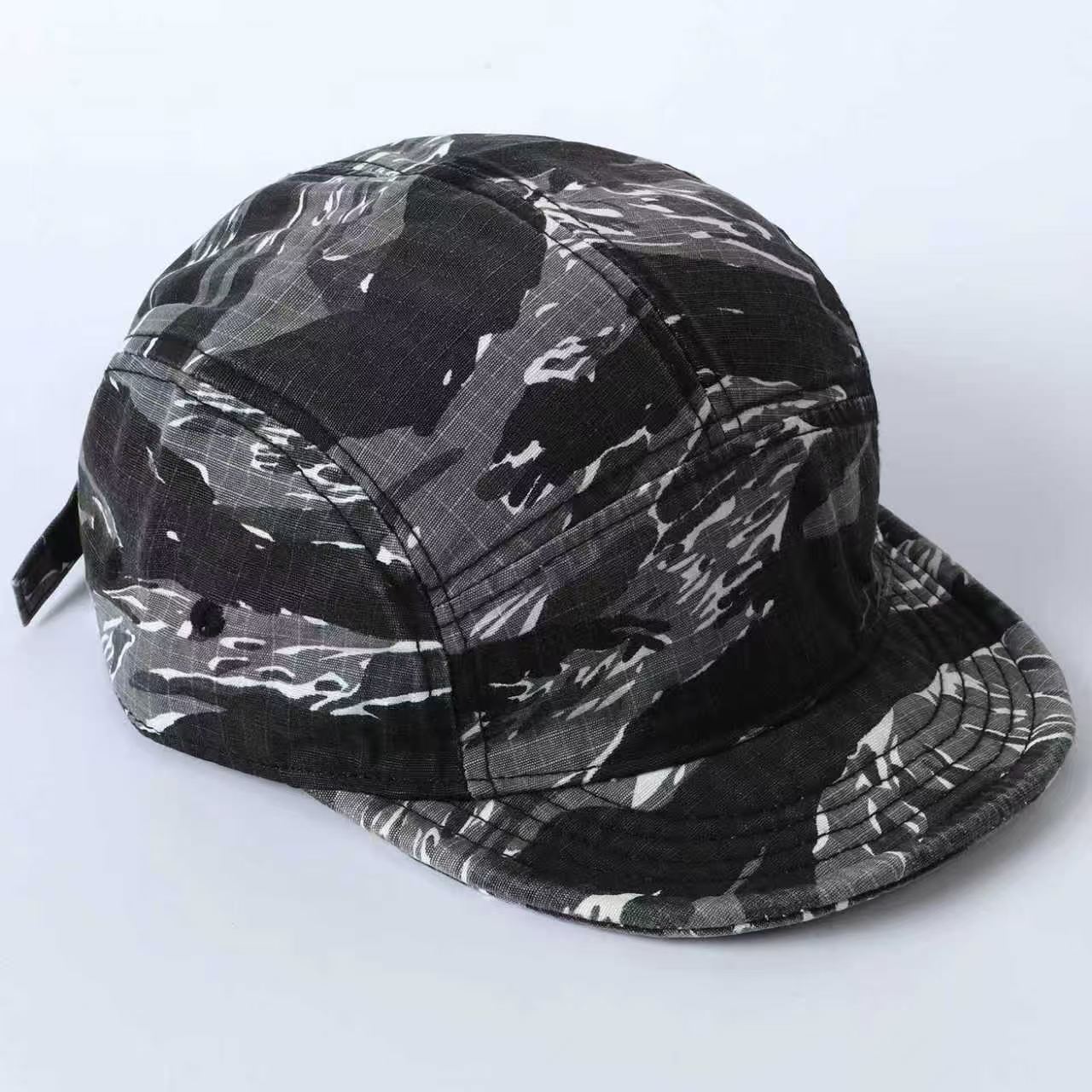 Retro Workwear-style Camouflage Short-brimmed Baseball Cap Suitable For Outdoor Hiking, Daily Commuting And Sun Protection photo 3