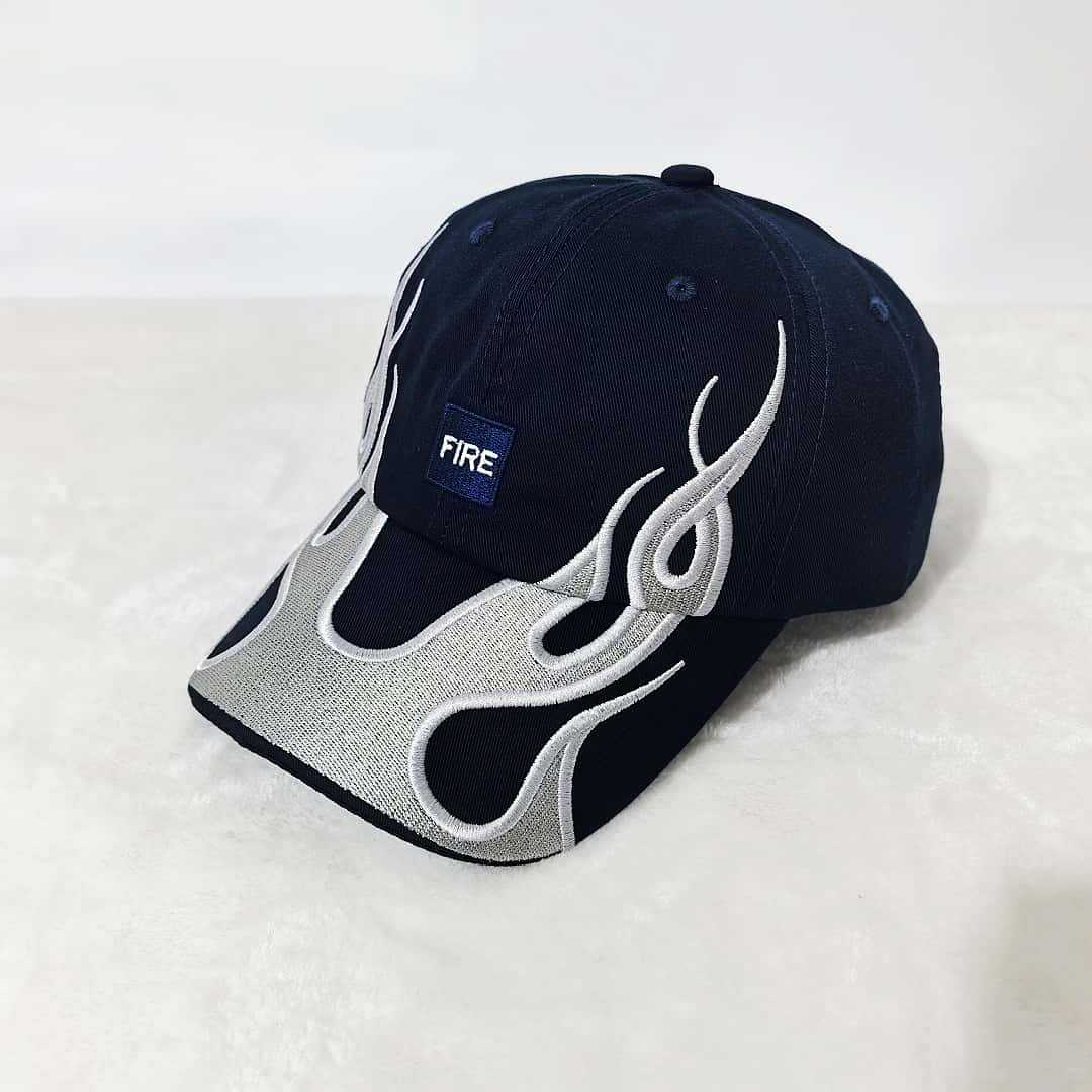 American Retro Hip-hop Style Multi-color Flame Baseball Cap, Simple And Fashionable Patch Letter Baseball Cap, Street Versatile Casual Hat photo 6
