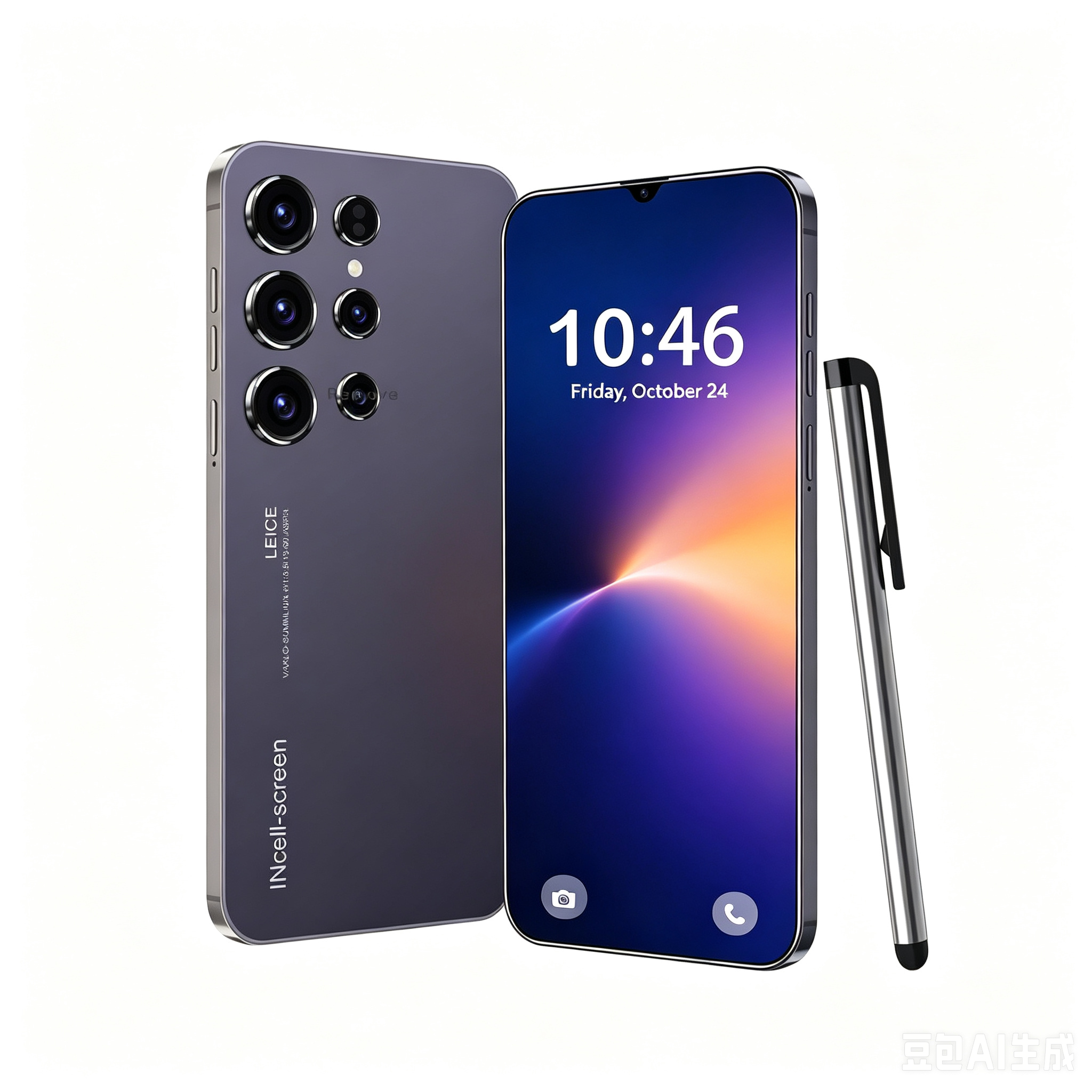 C25 Unlocked Phone, 128GB Smartphone  5G Android 14.0 Cell Phones 6.3HD 6800mAh Dual SIM Dual Standby photo 3