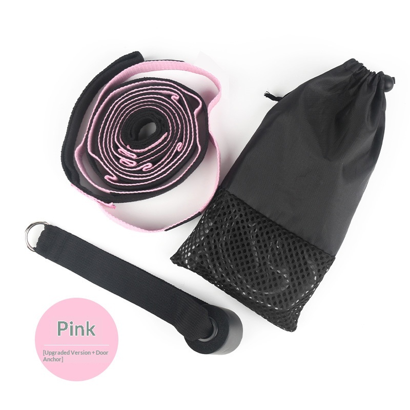 Spot Yoga Stretching Resistance Band Indoor Soft Stretch Split Horse Training Rope Fitness Equipment Supplies photo 7