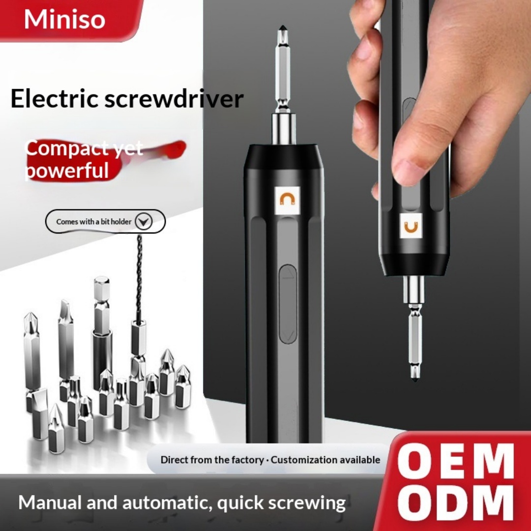 Small Electric Screwdriver With Automatic Screwing Function, High Torque Mini Screwdriver, Household Electric Tool photo 1