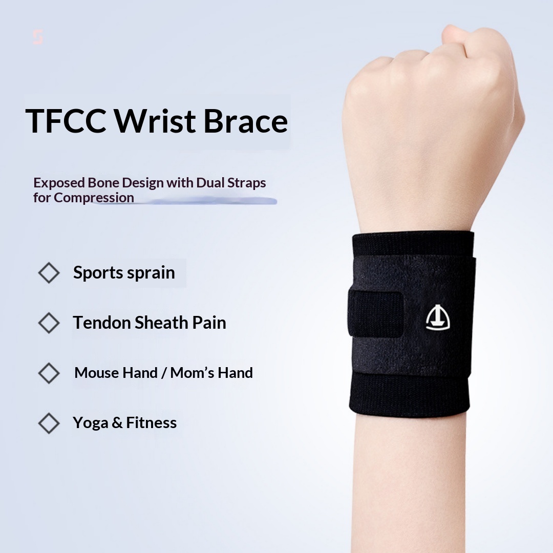 Special Wristband For Tfcc Injury Wrist Sprain Sheath Female Tennis Badminton Fitness Male Strain Medical photo 3