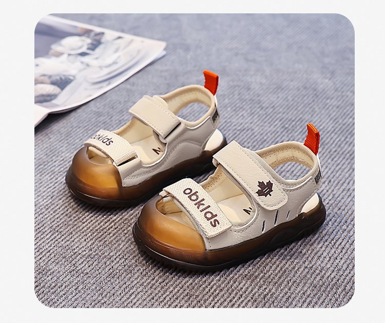 Children's Beach Shoes Summer New Style Medium And Large Children's And Boys' Sandals Velcro Children's Shoes photo 1