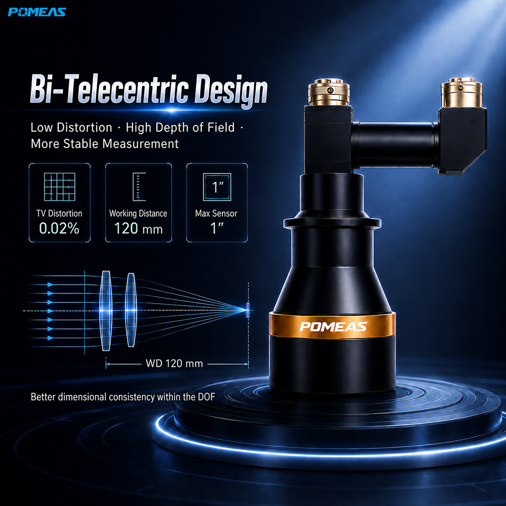 0.16X   0.7X Dual-Magnification Bi-Telecentric Lens With Dual C-Mount Ports And 120 Mm Working Distance LTDC016  07-120 photo 1