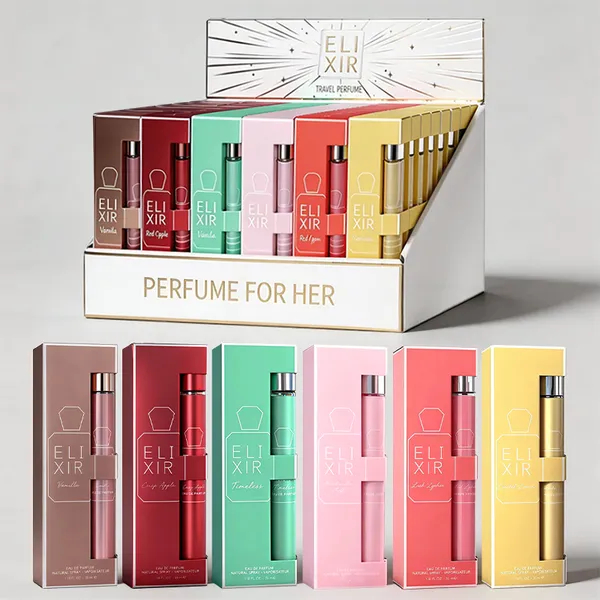 Women's 6-Piece Set Travel Perfume 35ml 1.18oz Perfume For Her PDQ Sweet Gourmand & Floral Fragrances Long Lasting For Party Night Out & Daily Wear Perfect Gift For Girlfriend, Best Friend, Mother photo 1