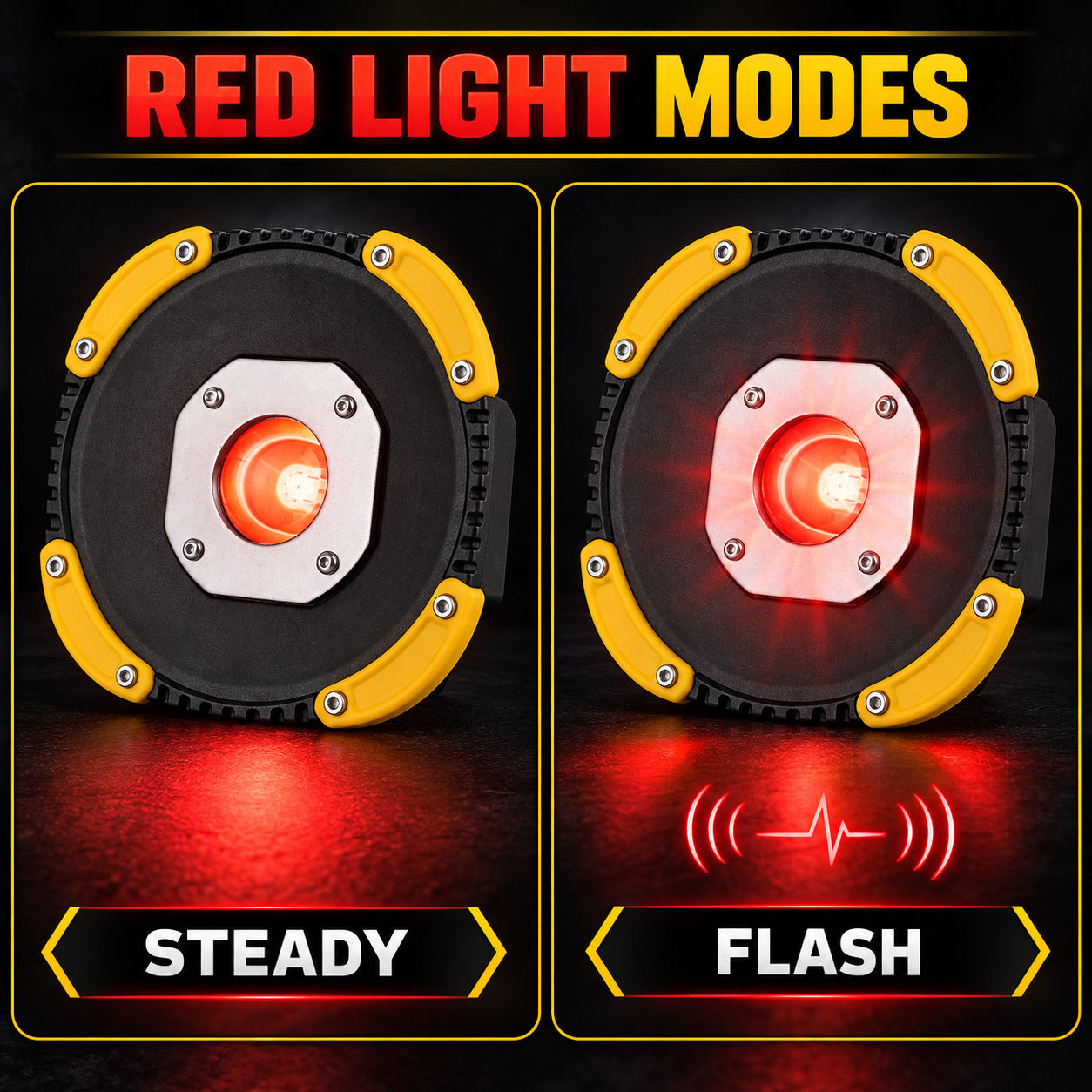 Rechargeable Magnetic Battery Display Type C LED Work Light Base Hanging W898 3600mAh Flood 3 photo 8