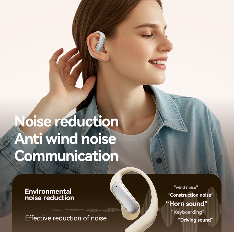 Cross Border AI Translation Popular M122 Ultra Long Endurance Hanging Ear Type Low Latency High Sound Quality Wireless Bluetooth Earphones Wholesale photo 3