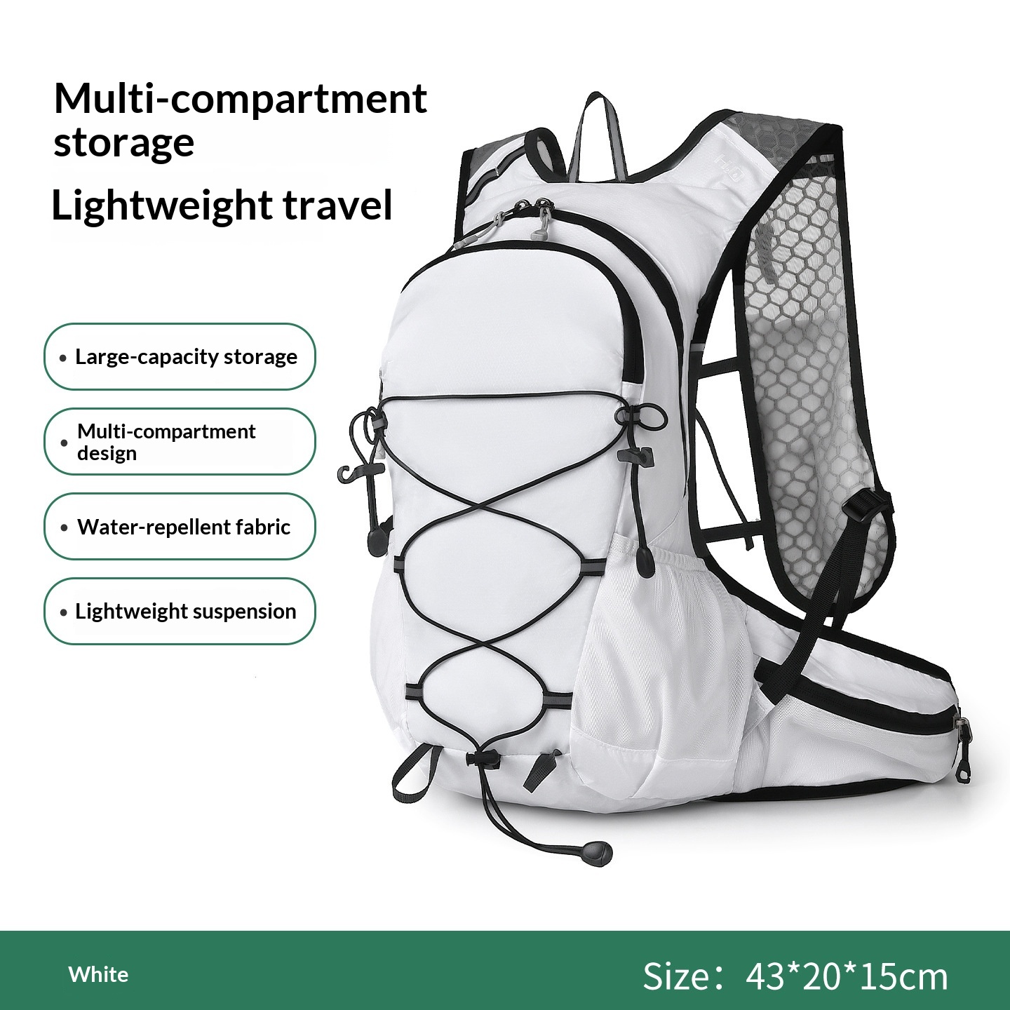 Hiking Backpack Vest, Running And Mountaineering Bag, Can Hold A Helmet, Lightweight, Large Capacity, Cycling Hydration Pack, Cross-country Running Vest photo 1
