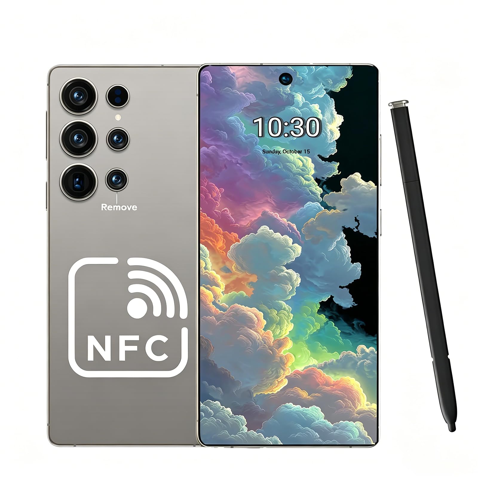 C25 Ultra Unlocked Phone With NFC12-512GB Smartphone 8000mAh 6.9 HD Large Screen Android 15 Cell Phone 5G  Built In Pen Dual SIM photo 3