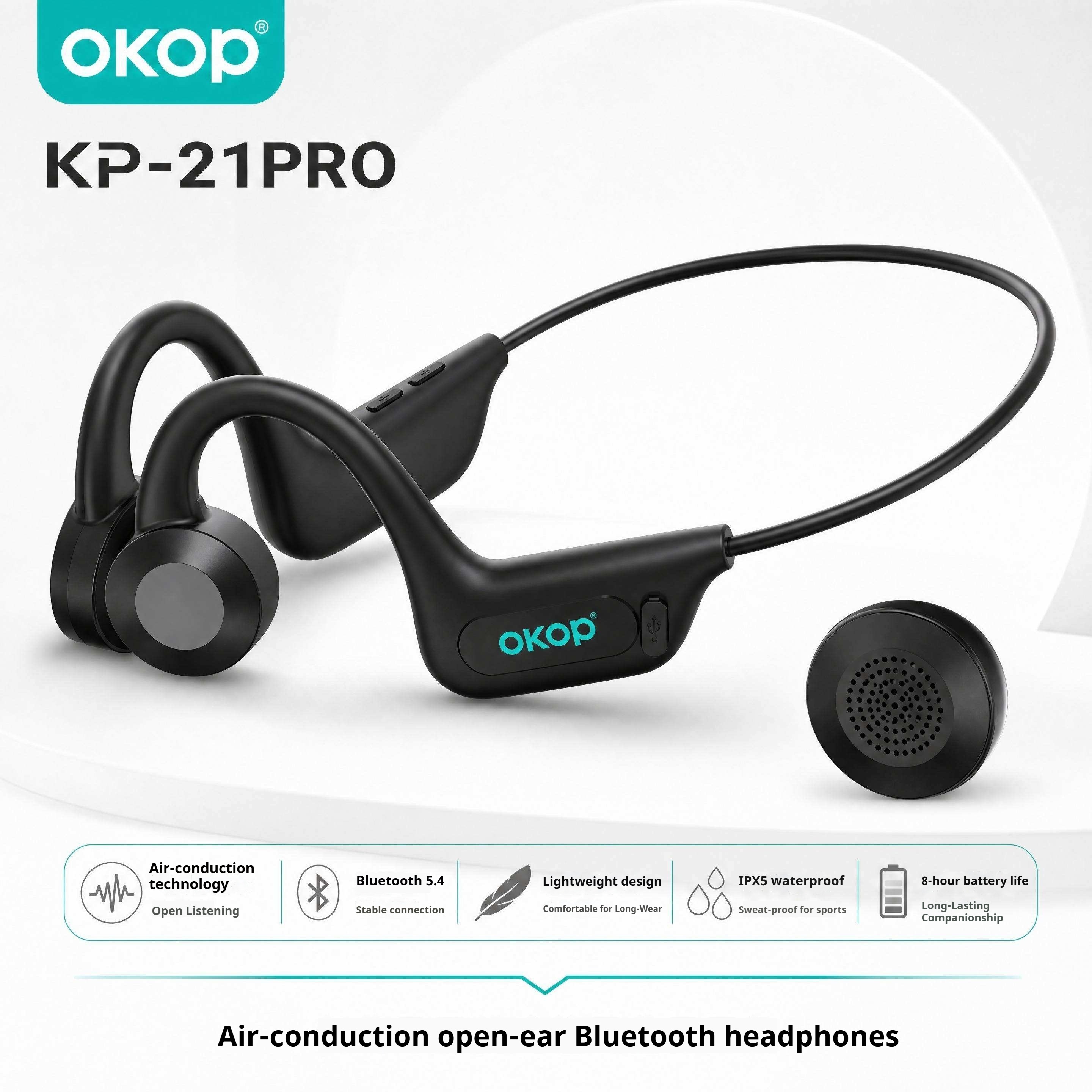 KP-21Ppro Best-selling Wireless Bluetooth Ear-hook Sports Headphones Waterproof Long Battery Life Factory Direct Stock photo 4