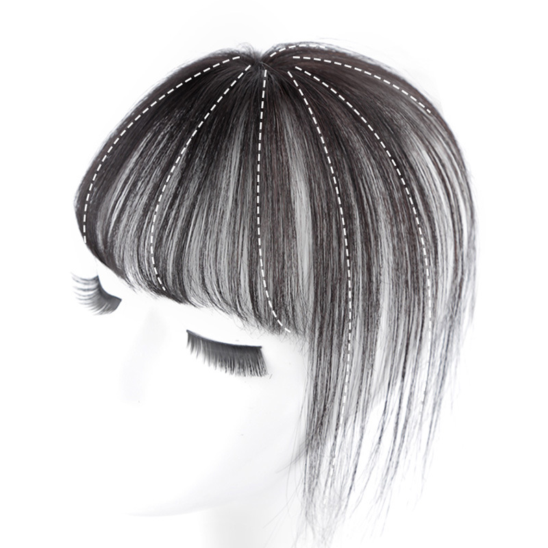 French Fake Bangs In  Middle Of The Air Flow Sea photo 2