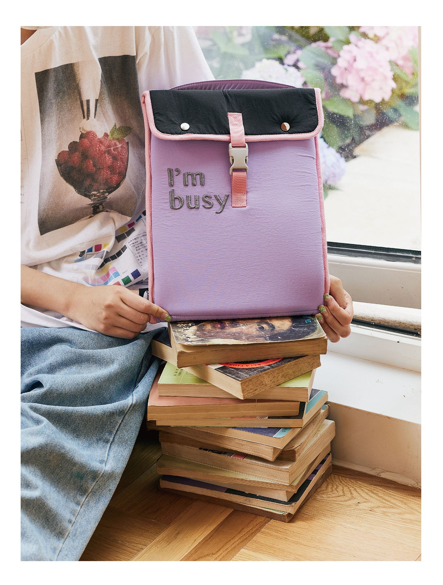 Color Blocked IPad Computer Bag, Contrasting Color Handheld Tablet Liner, Wear-resistant Protective Cover, Storage Bag, Gift photo 2