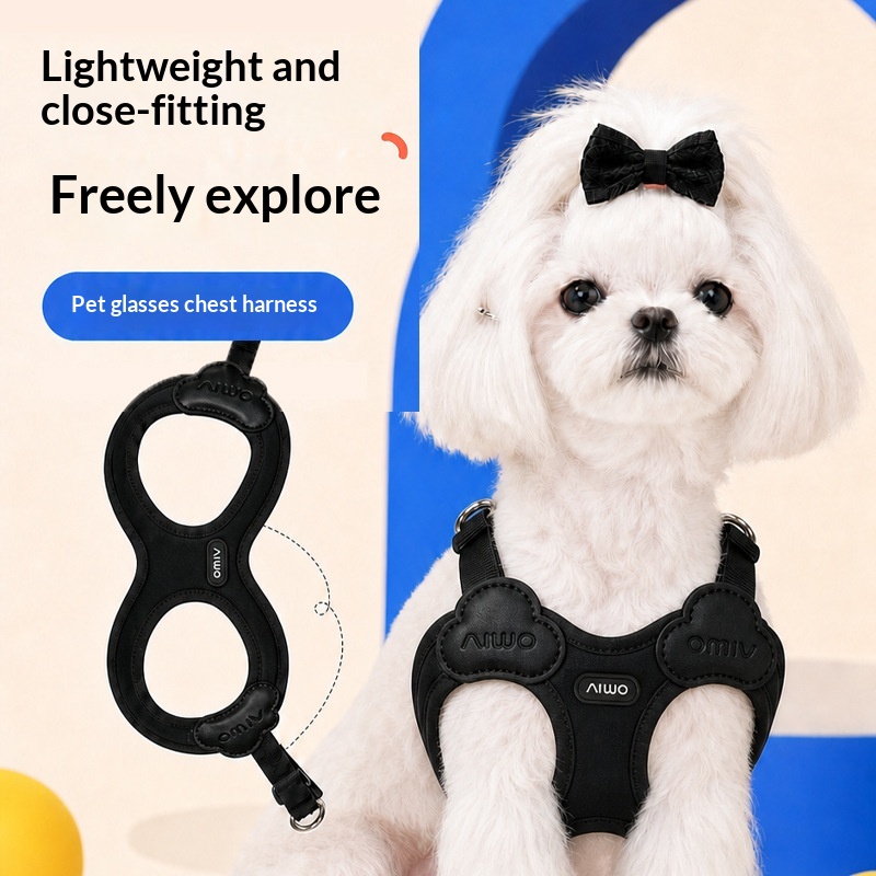 Small Dog And Cat Outdoor Sports Pet Supplies Cooling Vest-style Leash And Harness For Walking Dogs, Suitable For Cross-border Use photo 1